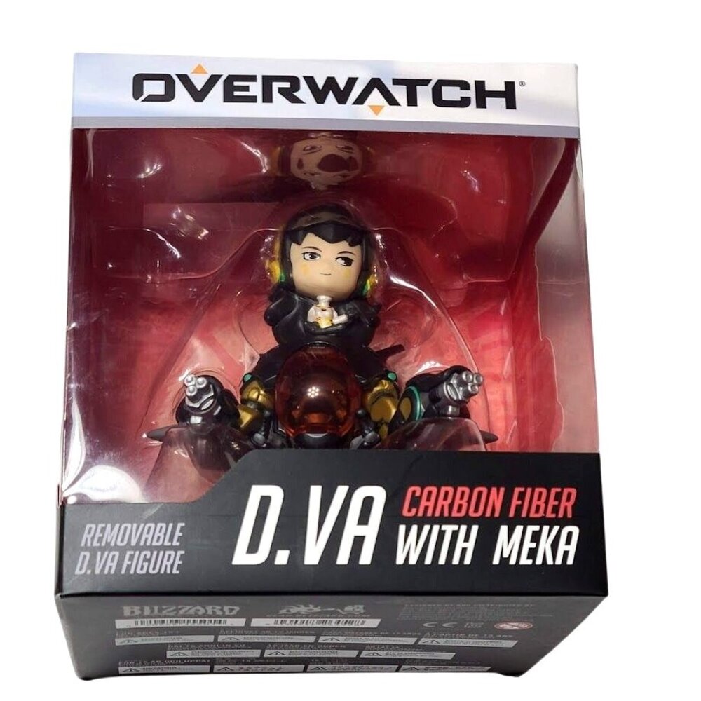 Blizzard Overwatch Cute But Deadly D.Va & Meka Carbon Edition Figure New